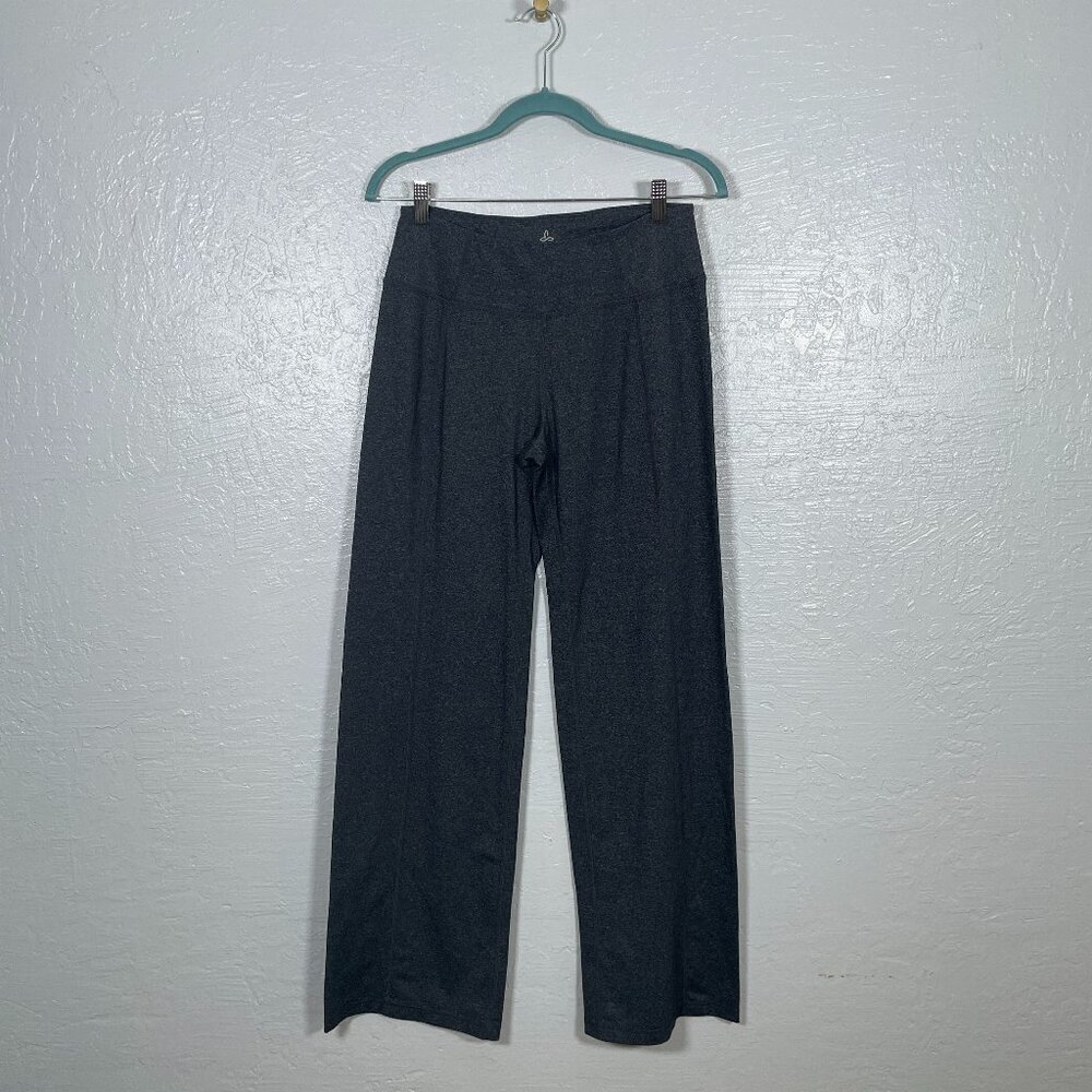 Prana Women S Dark Gray Julia Straight Leg Yoga Pants Stretch Pockets Gorpcore